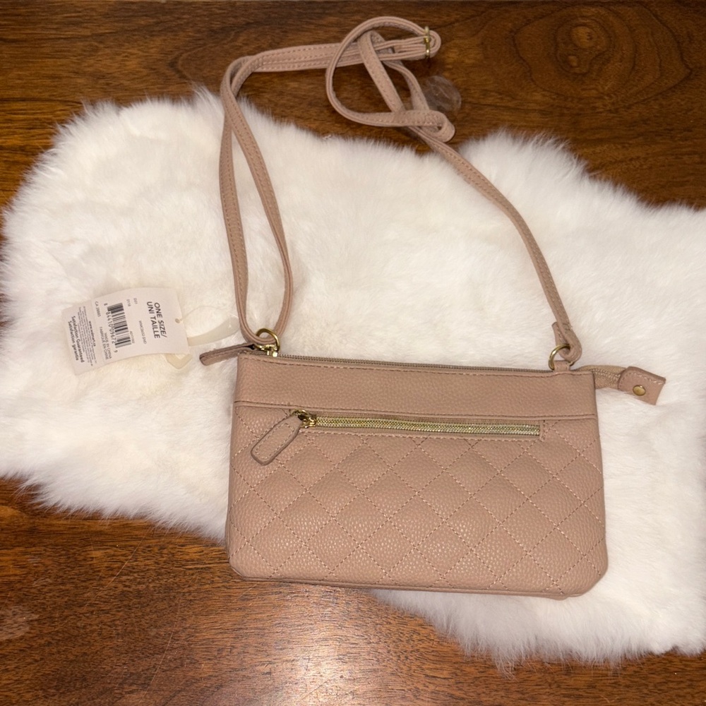 NWT❤️‍🔥3/10$ Blush Pink Quilted Crossbody 👜 Purse